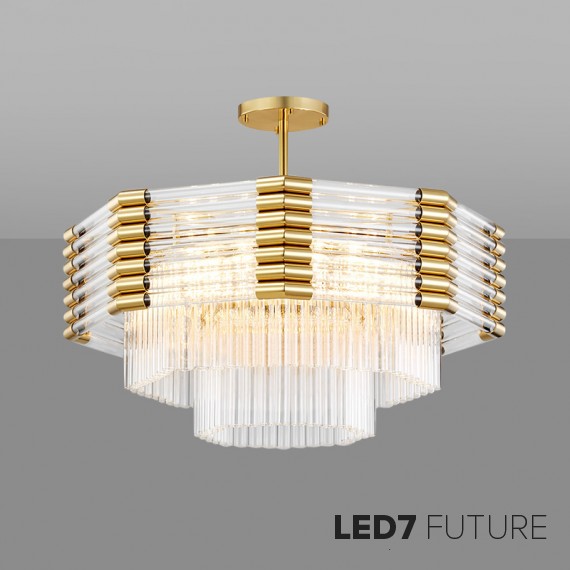 Loft Industry Modern - Tubes Setup Chandelier